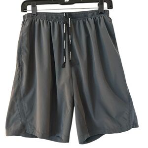 Men's Dark Grey Nike Running DRI-FIT Athletic Shorts size Medium